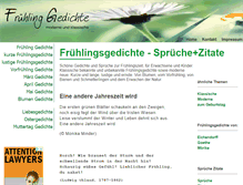 Tablet Screenshot of fruehling-gedichte.net